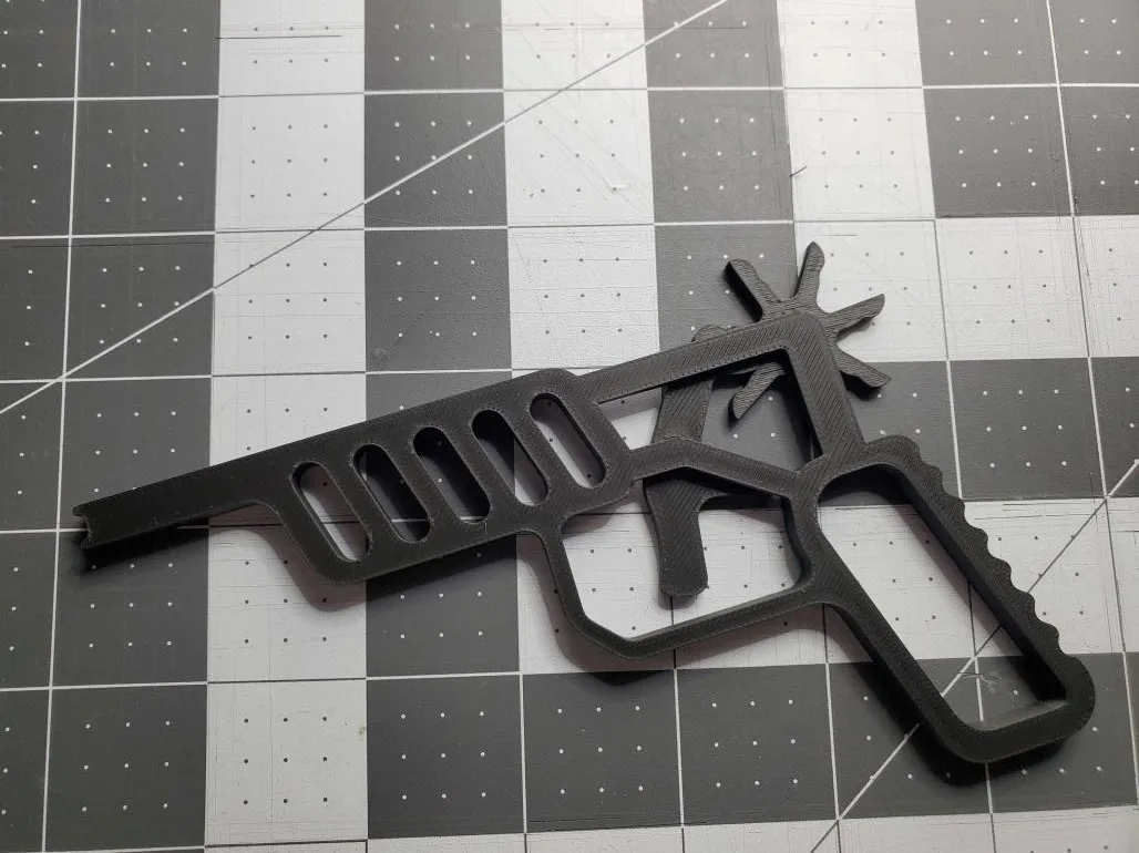 Rubber Band Gun V2 (Print-In-Place) view 2