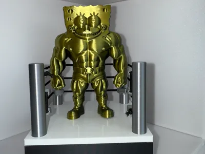 Wrestling Spongebob with Mini Display Ring