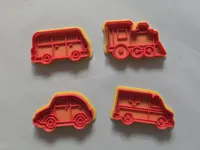 Set d'emporte-pièces véhicules pour pâte à modeler — photo 2