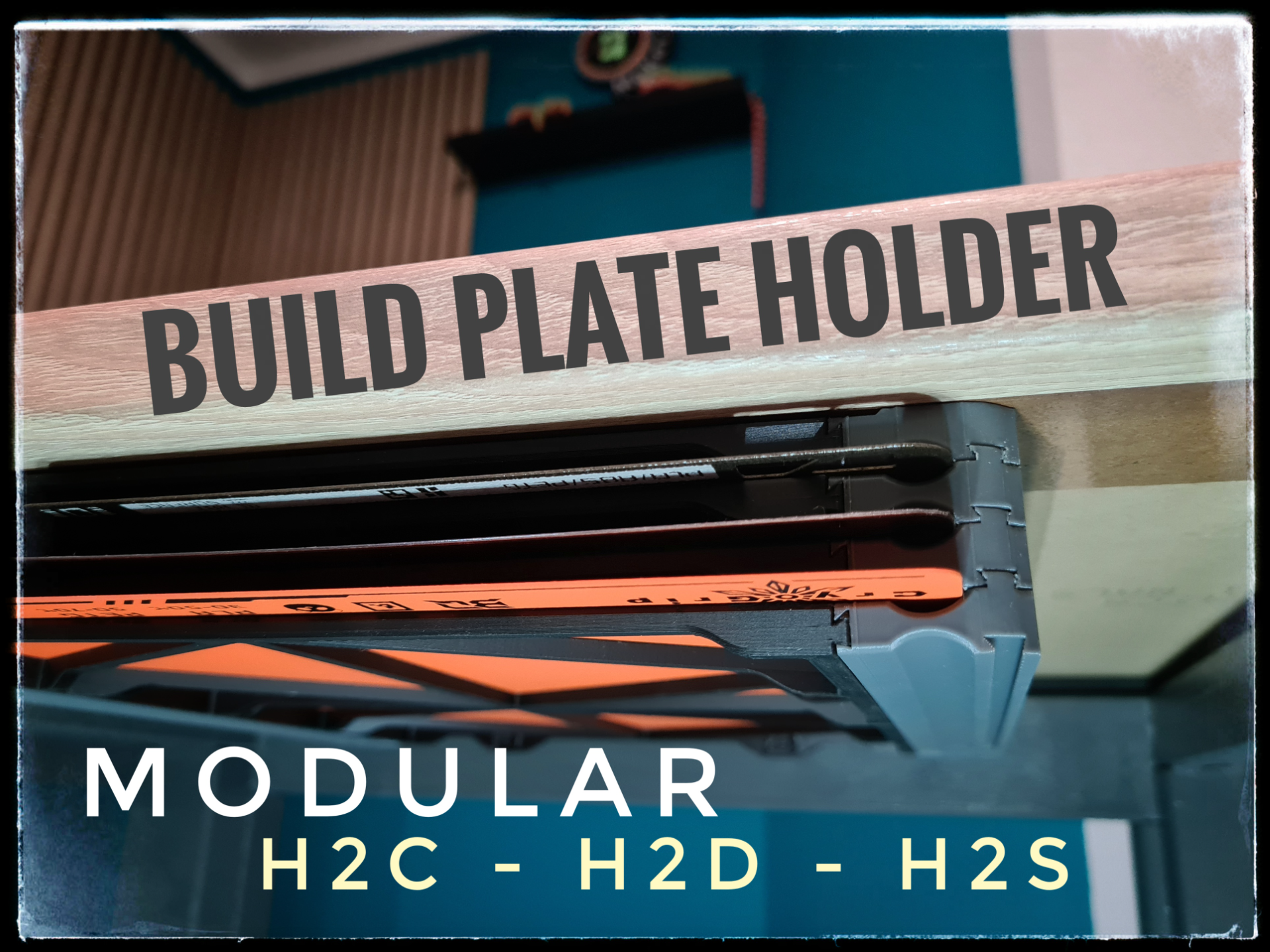 Build Plate Holder - modular (H2C/H2D/H2S)