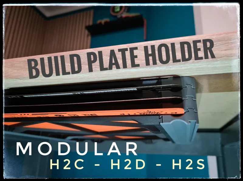 Build Plate Holder - modular (H2C/H2D/H2S)