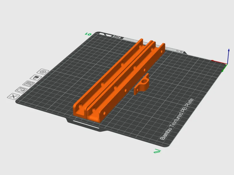 Under-shelf Sliding Mount for IKEA TROFAST Box