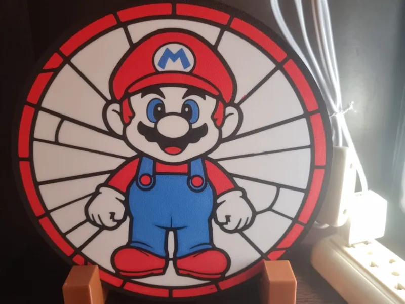 Mario Lightbox - 4 colors