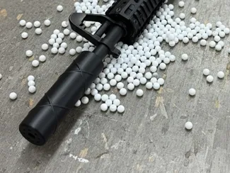 Airsoft and Air rifle suppressor 1/2"UNF