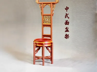 Chinese-style washbasin rack - mortise and tenon assembly