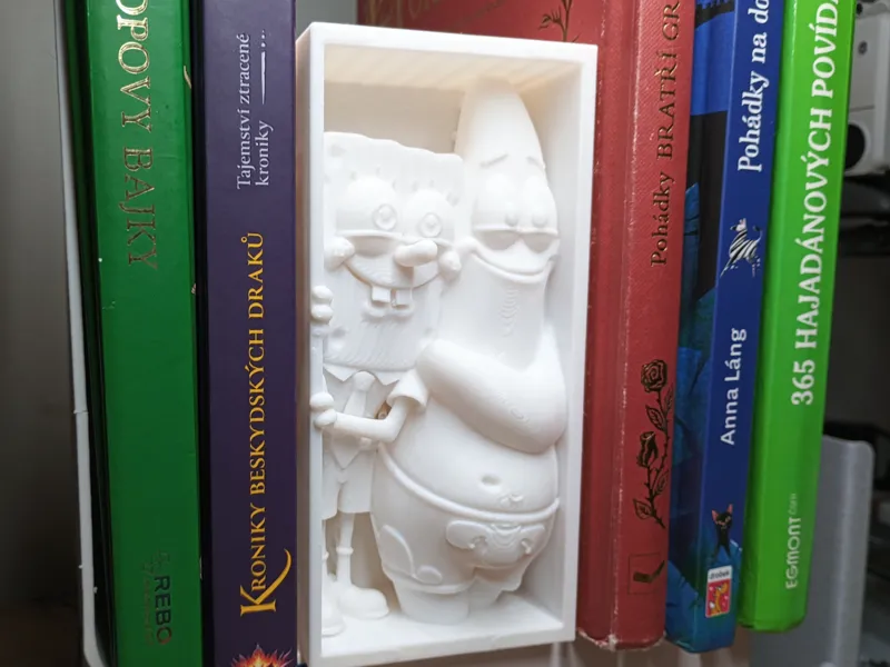 Spongebob & Patrick Book nook