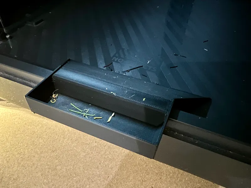 Tool to clear filament scraps from under P1S bed
