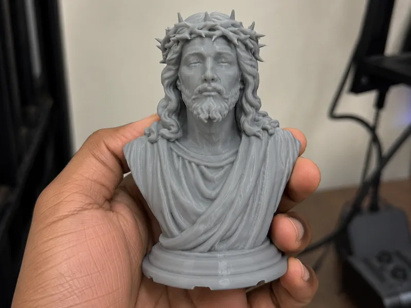 Bust Of Jesus 3D Model Art