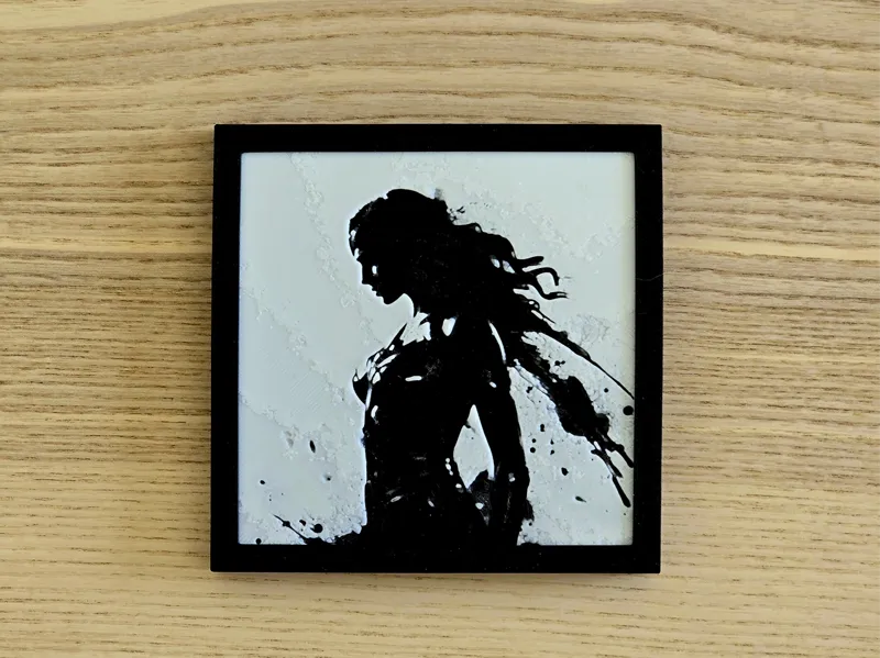 Wonder Woman Silhouette - HueForge
