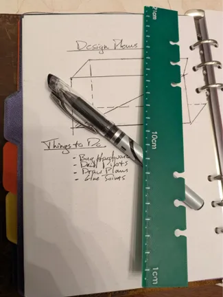 Ruler for A5 Binders and journals 