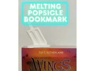 melting popsicle bookmark