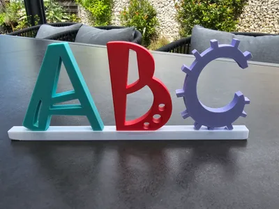 ABC for School Starters - ABC Enrollment Display
