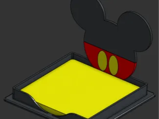 Mickey Mouse Sticky Note Holder