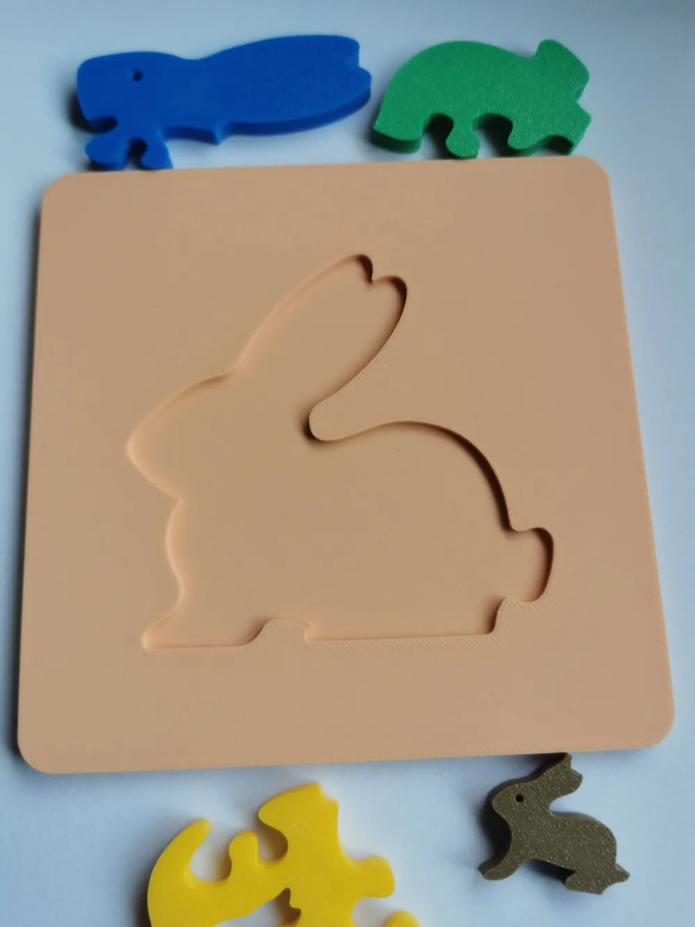 Rabbit Puzzle for Kids | Educational Puzzle by FM3DPrints - MakerWorld