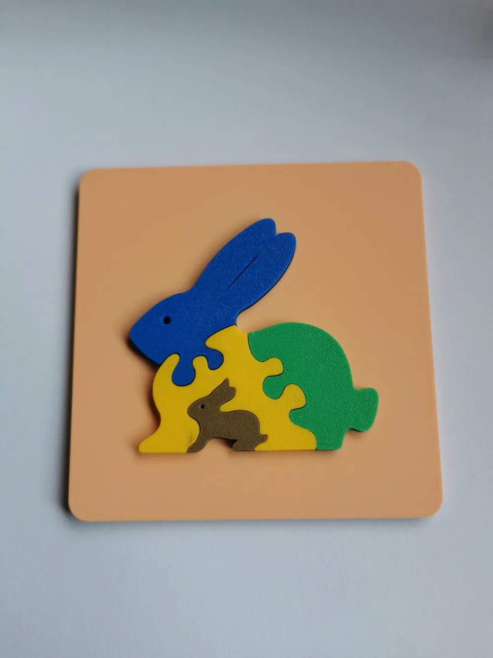 Rabbit Puzzle for Kids | Educational Puzzle by FM3DPrints - MakerWorld