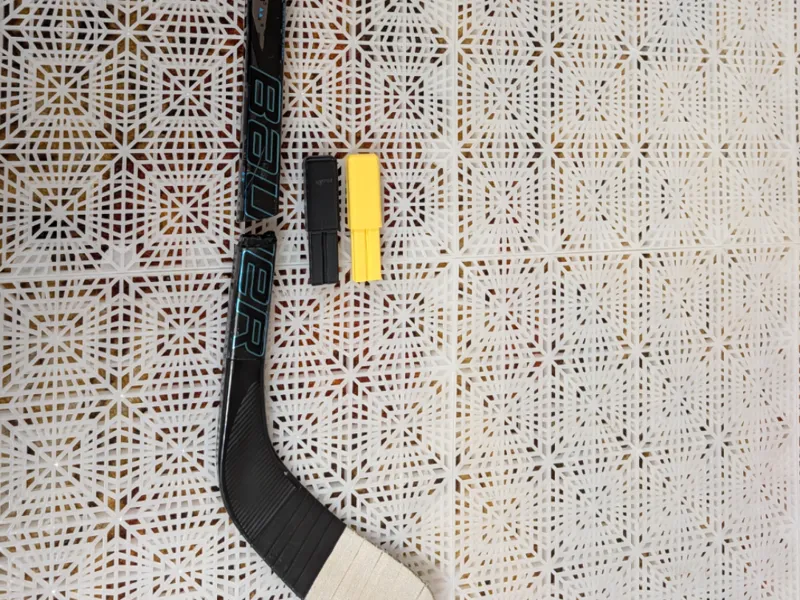Bauer Mystery Mini stick repair bottom of stick