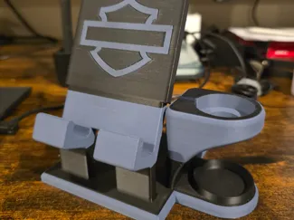 Wireless charging stand with Galaxy Watch mount
