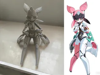 爱芮全可动机娘人偶