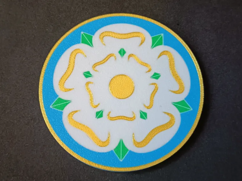 Yorkshire Rose Coaster