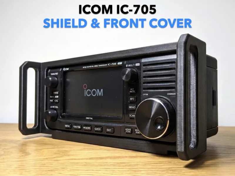 Icom IC-705 Shield V2 & Front Cover