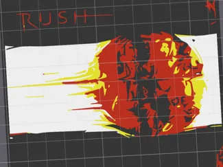 Vapor trails lightbox by rush