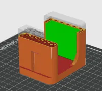 0.2mm layer, 3 walls, 10% infill - With support