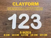 ClayForm numbers - 20 cm