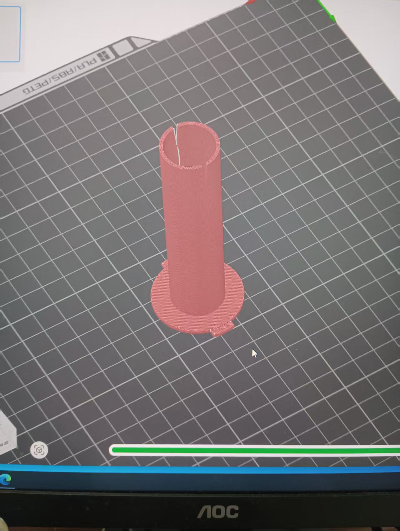 Miniatura 3 do modelo 3D 复制毛线绕线器的线轴（原版轴，细轴）