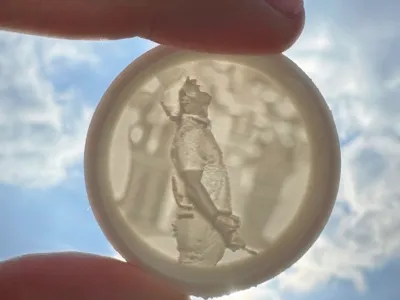 Golf Ball Marker Rory McIlroy Masters Lithophane 
