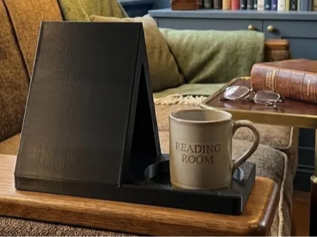 book+cup holder