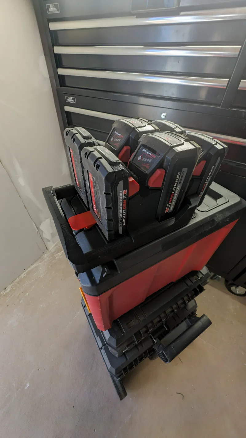 Milwaukee Battery Carrier -Pack out ready 6x M18 