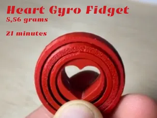 Heart Gyro Spinner