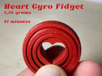 Heart Gyro Spinner