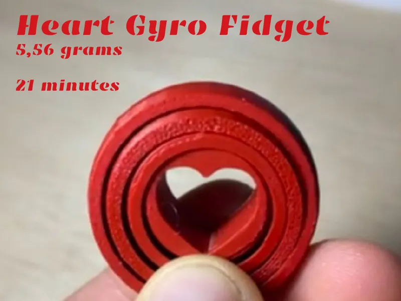 Heart Gyro Spinner