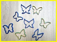 Emporte-pièce papillon - pâte à modeler et biscuits — photo 2