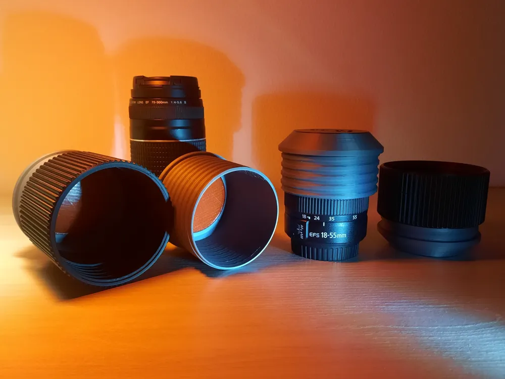 Canon EF Lenses Case – Parametric - Free 3D Print Model - MakerWorld