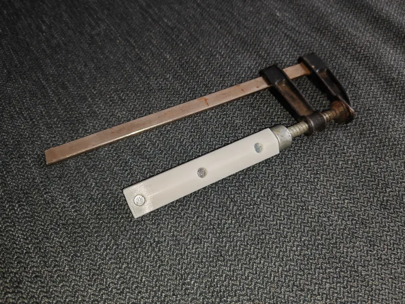 Woodworking clamp handle