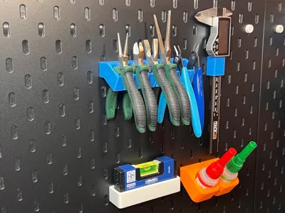 Parametric IKEA SKADIS Tool Holder V2