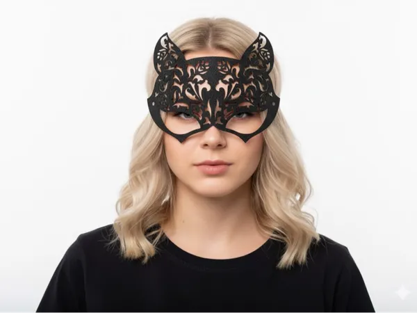 Masque félin de déguisement (style Catwoman)
