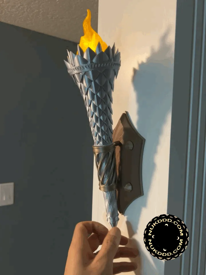 Dragon Scale Torch Detachable Wall Sconce view 2