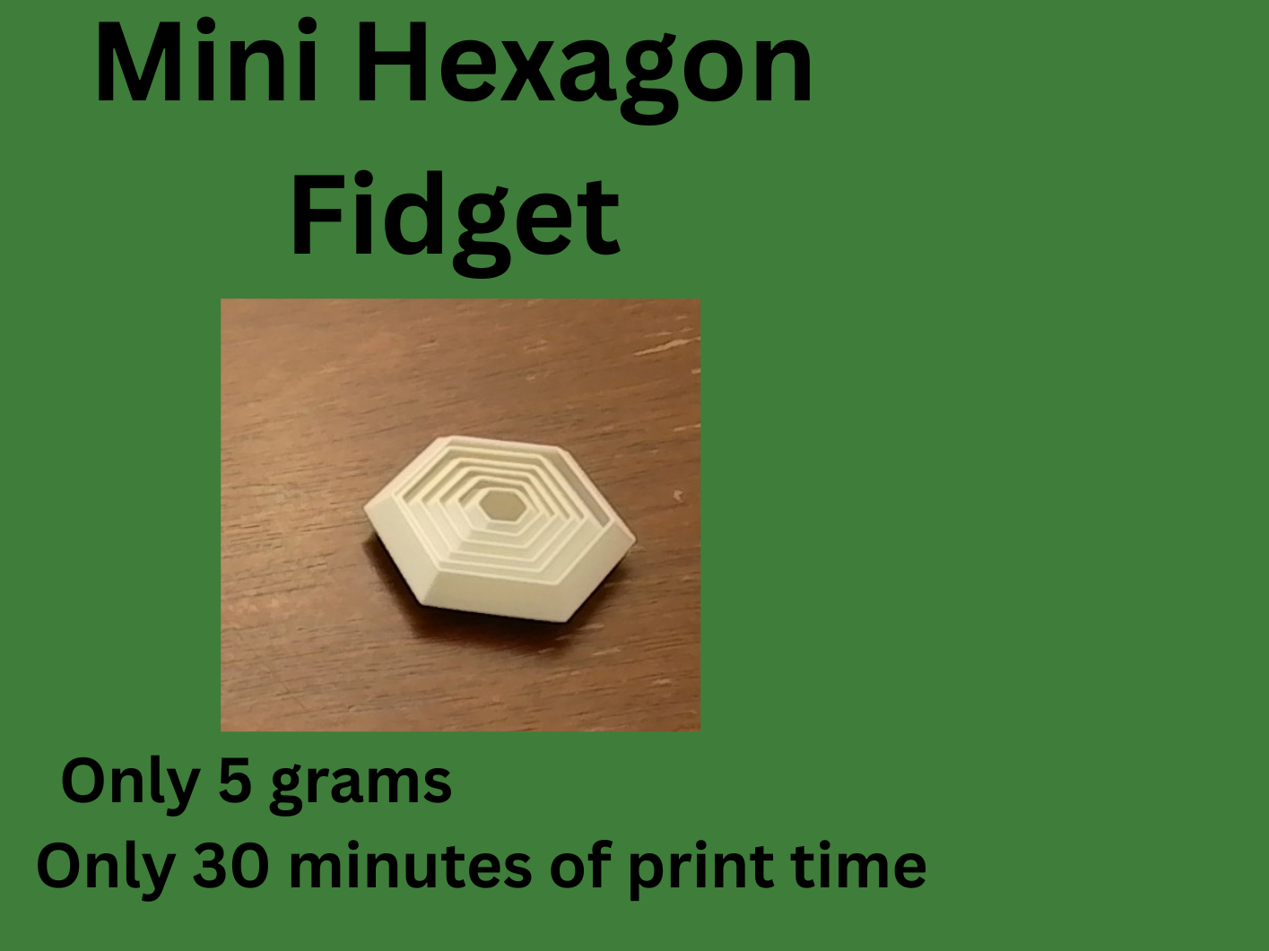 Mini Hexagon Fidget 3D model