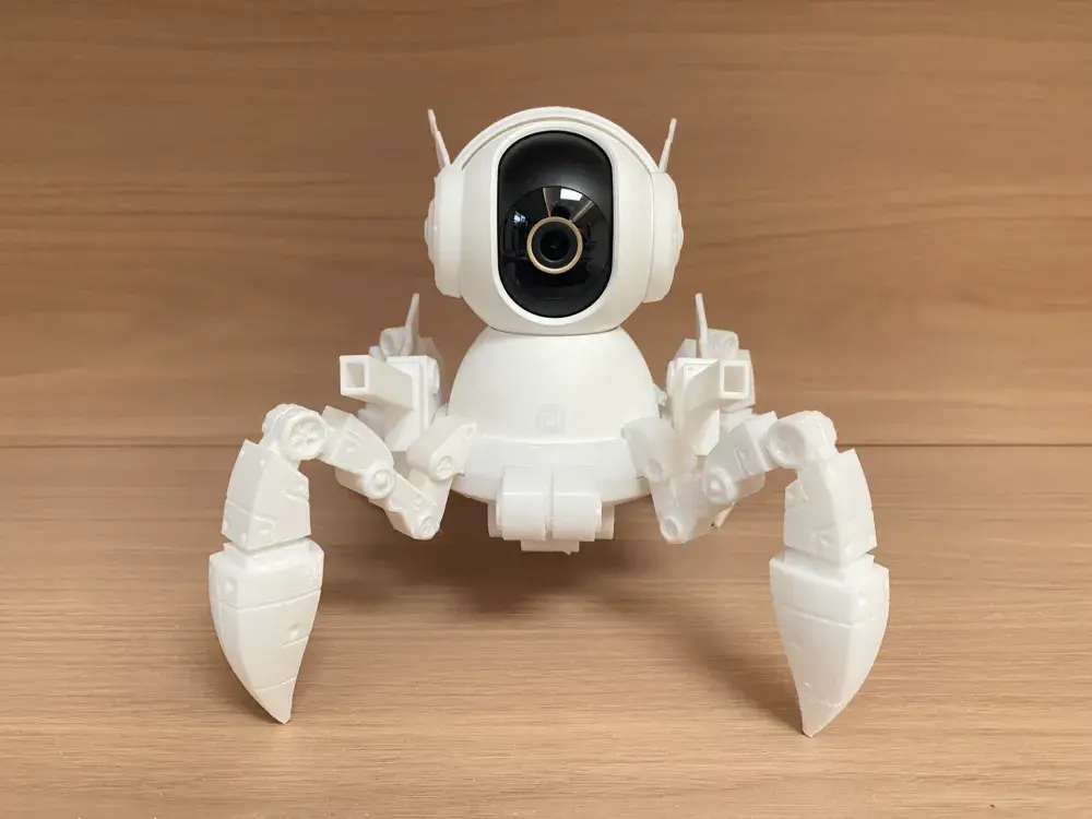 Miniatura 2 do modelo 3D 小米智能摄像机-机甲皮肤（底座最大尺寸7.8cm的型号都可安装）2K云台