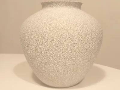 Stone effect vase