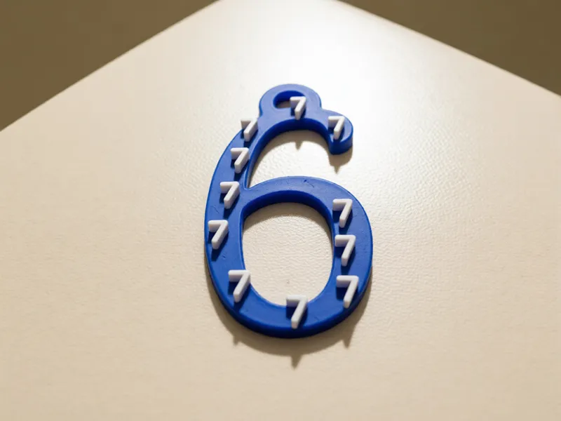 Six seven keychain