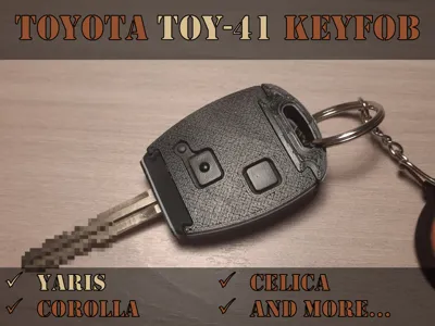 Toyota TOY41 KEYFOB - Yaris/Corolla/Celica
