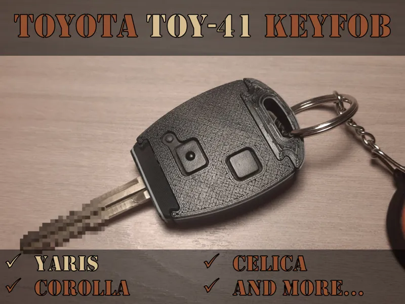Toyota TOY41 KEYFOB - Yaris/Corolla/Celica