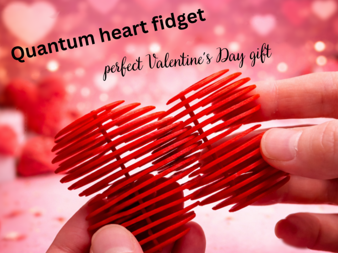 Quantum heart fidget mini one print plate