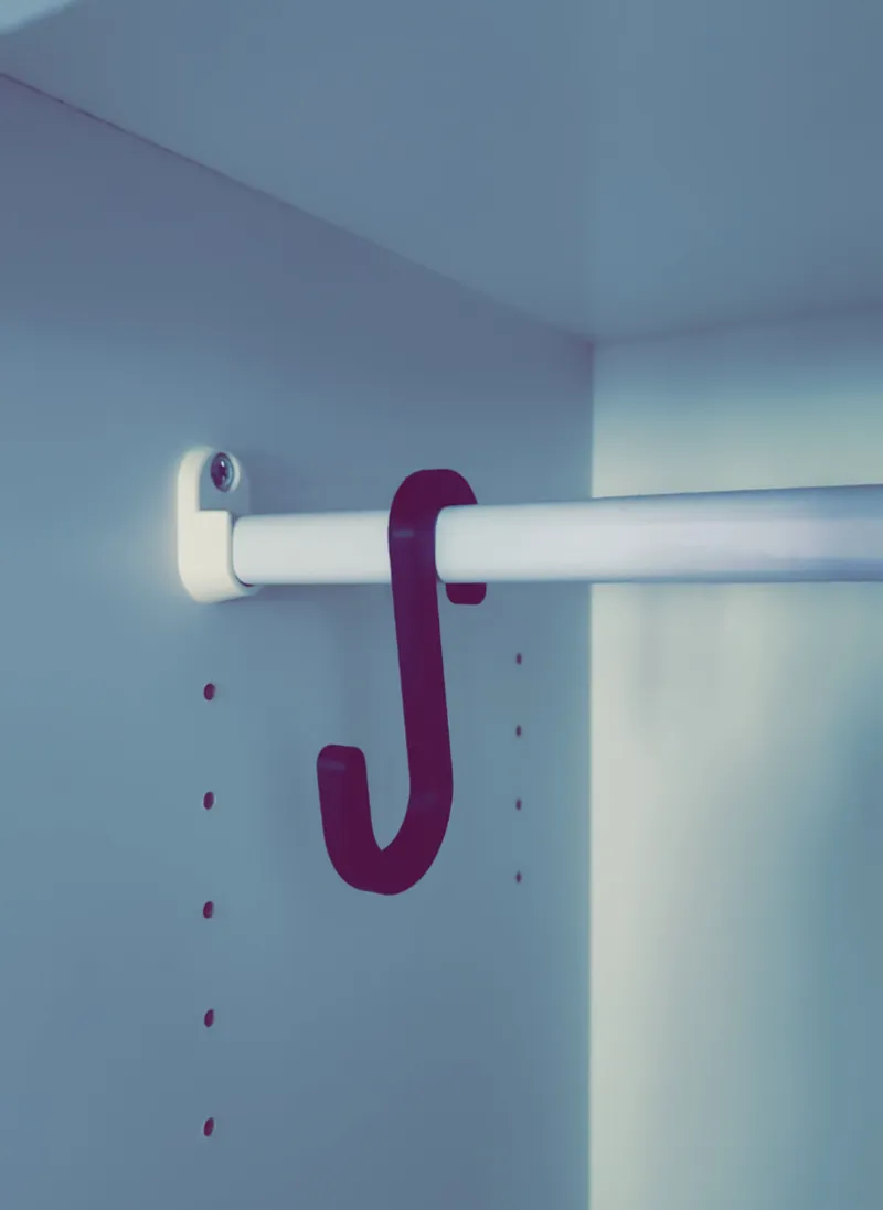 S-hook for Ikea cabinet (FAST PRINT)
