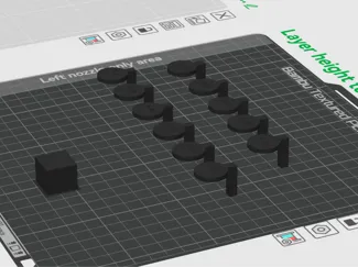 PETG using PLA support settings and test 