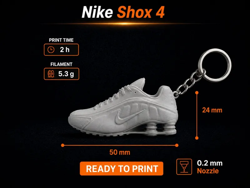 Schlüsselanhänger Nike Shox R4